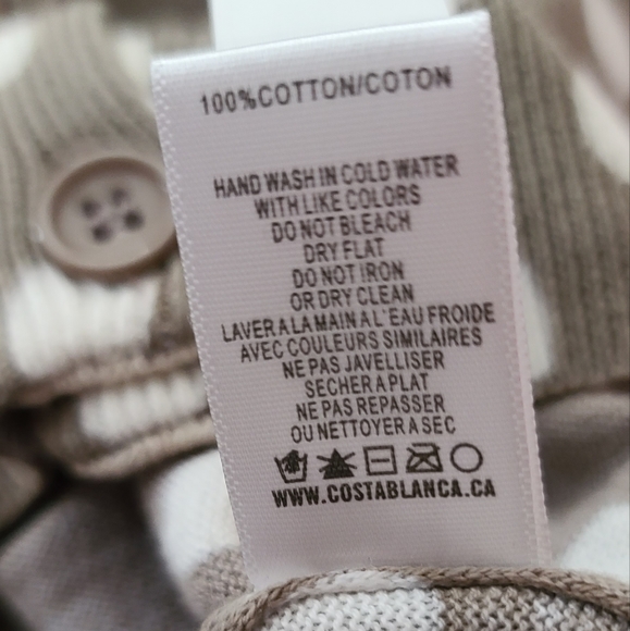 100% cotton sweater with polka dots - Picture 6 of 8